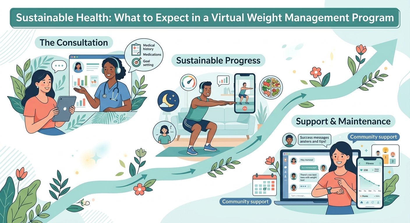 Sustainable Health: What to Expect in a Virtual Weight Management Program