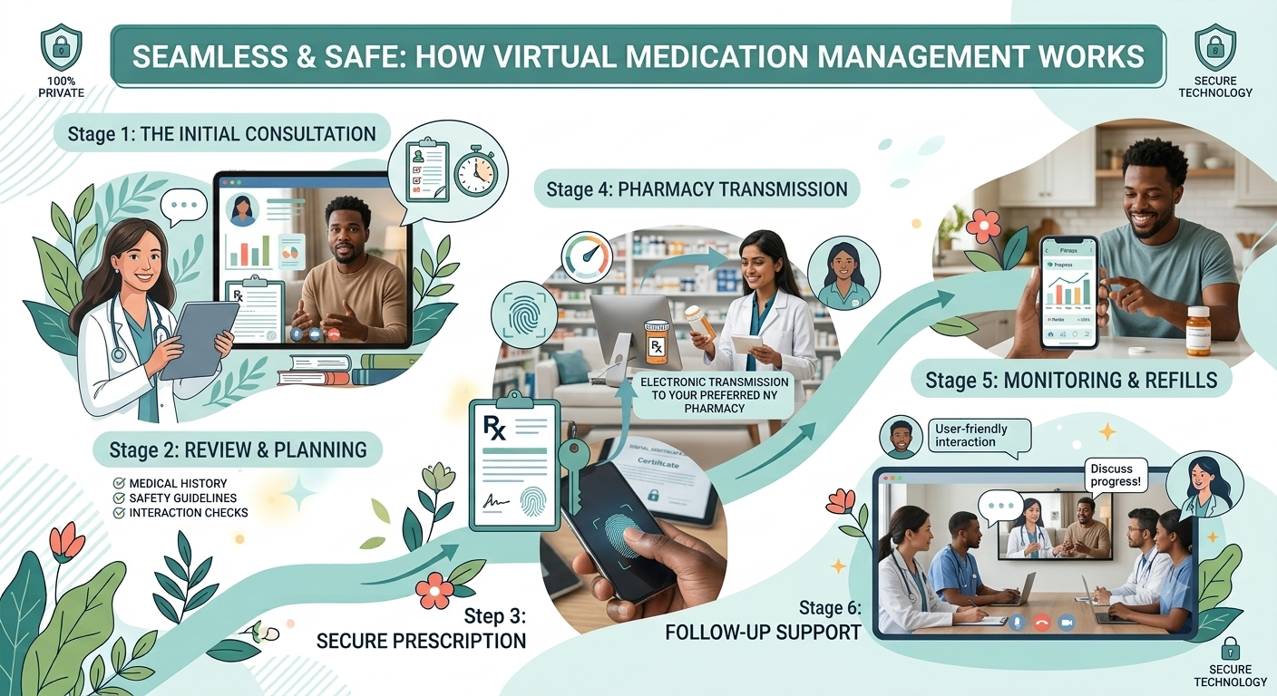 Seamless & Safe: How Virtual Medication Management Works